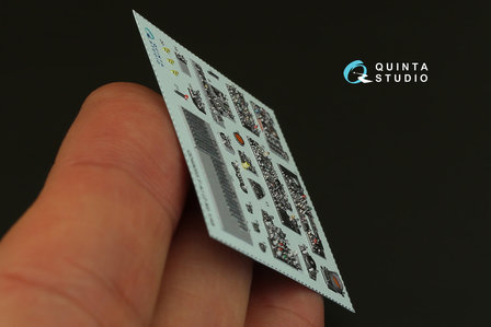 Quinta Studio QD48055 - F-4J  3D-Printed &amp; coloured Interior on decal paper  (for ZM/SWS kit) - 1:48