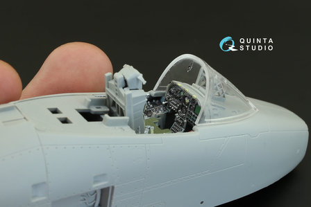 Quinta Studio QD48076 - A-10A  3D-Printed &amp; coloured Interior on decal paper  (for Italeri kit) - 1:48