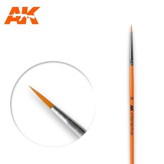 AK601 - 3/0 Round Brush Synthetic - [AK Interactive]