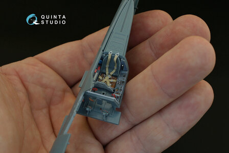 Quinta Studio QD48080 - FW 190A-4  3D-Printed &amp; coloured Interior on decal paper  (for Eduard kit) - 1:48