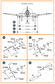 Clear Prop Models CPA72026 - Ki-51 Sonia detail set (all versions) - 1:72 