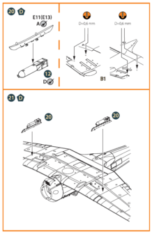 Clear Prop Models CPA72026 - Ki-51 Sonia detail set (all versions) - 1:72 