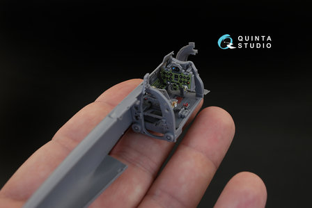 Quinta Studio QD48123 - A6M3 3D-Printed &amp; coloured Interior on decal paper (for Tamiya kit) - 1:48