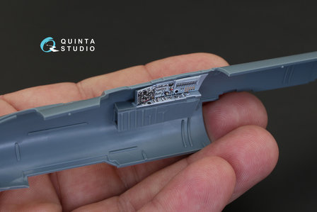 Quinta Studio QD48129 - MiG-21PFM  (grey color panels) 3D-Printed &amp; coloured Interior on decal paper (for Eduard  kit) - 1:48