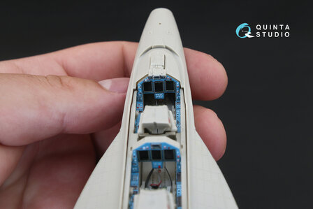 Quinta Studio QD48157 - Yak-130 3D-Printed &amp; coloured Interior on decal paper (for KittyHawk kit) - 1:48