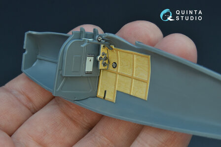 Quinta Studio QD48174 - Albatros D.III 3D-Printed &amp; coloured Interior on decal paper (for Eduard kit) - 1:48