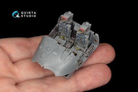 Quinta Studio QD48183 - KA-6D Intruder 3D-Printed &amp; coloured Interior on decal paper (for conversion from HobbyBoss kit) - 1:48