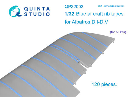 Quinta Studio QP32002 - Blue rib tapes Albatros D.I-D.V (for All kit) - 1:32