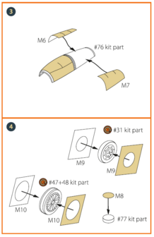 Clear Prop Models CPA72037 - F-89 D/J for REVELL kit painting mask &quot;yellow kabuki paper&quot; - 1:72