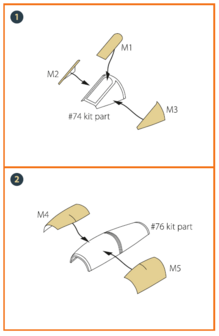 Clear Prop Models CPA72037 - F-89 D/J for REVELL kit painting mask &quot;yellow kabuki paper&quot; - 1:72