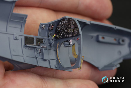 Quinta Studio QD48189 - Spitfire Mk.V 3D-Printed &amp; coloured Interior on decal paper (for Eduard kit) - 1:48