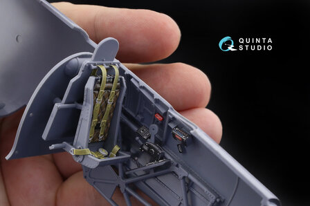 Quinta Studio QD32096 - Tempest Mk.II 3D-Printed &amp; coloured Interior on decal paper (for Special Hobby/Revell kit) - 1:32