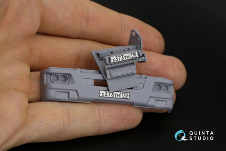 Quinta Studio QD35053 - KAMAZ 65115 Dump truck 3D-Printed &amp; coloured Interior on decal paper (for Zvezda kit) - 1:35