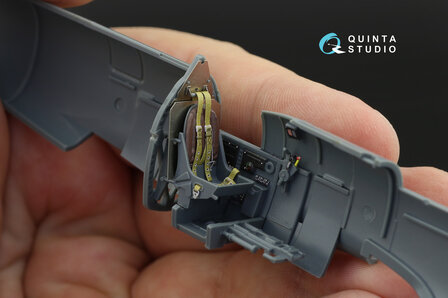 Quinta Studio QD48121 - Spitfire Mk.XVI 3D-Printed &amp; coloured Interior on decal paper (for Eduard kit) - 1:48