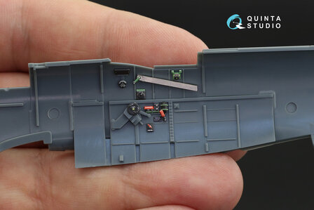 Quinta Studio QD48121 - Spitfire Mk.XVI 3D-Printed &amp; coloured Interior on decal paper (for Eduard kit) - 1:48