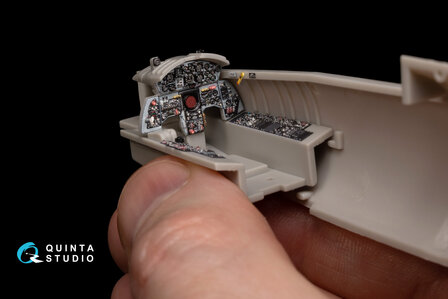 Quinta Studio QD48151 - F-104S-ASA 3D-Printed &amp; coloured Interior on decal paper (for Hasegawa kit) - 1:48