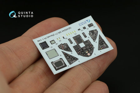 Quinta Studio QD48244 - SR-71A 3D-Printed &amp; coloured Interior on decal paper (for Revell kit) - 1:48