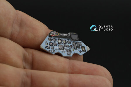 Quinta Studio QDS-32088 - Su-27 3D-Printed &amp; coloured Interior on decal paper (for Trumpeter kit) - Small Version - 1:32