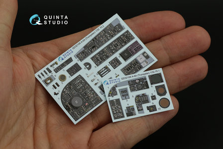 Quinta Studio QDS-32108 - A-6A Intruder 3D-Printed &amp; coloured Interior on decal paper (for Trumpeter kit) - Small Version - 1:32