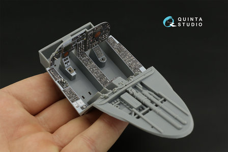 Quinta Studio QDS-32108 - A-6A Intruder 3D-Printed &amp; coloured Interior on decal paper (for Trumpeter kit) - Small Version - 1:32