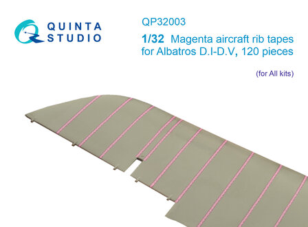 Quinta Studio QP32003 - Magenta rib tapes Albatros D.I-D.V (All kits) - 1:32