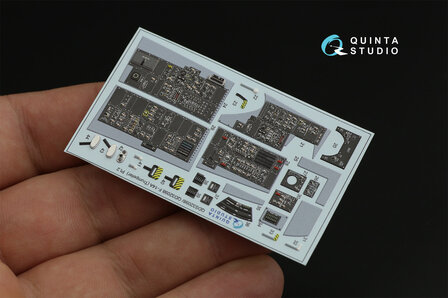 Quinta Studio QDS-32098 - F-14A 3D-Printed &amp; coloured Interior on decal paper (for Trumpeter kit) - Small Version - 1:32