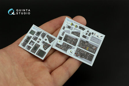 Quinta Studio QDS-32033 - F-14D 3D-Printed &amp; coloured Interior on decal paper (for Trumpeter kit) - Small Version - 1:32