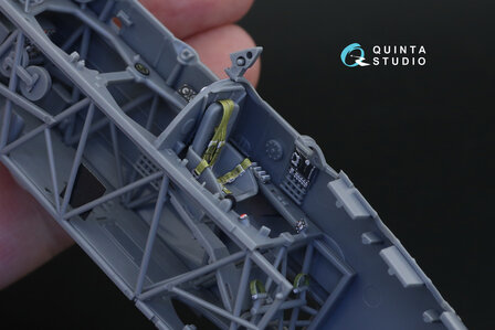 Quinta Studio QD48255 - Swordfish Mk.I 3D-Printed &amp; coloured Interior on decal paper (for Tamiya kit) - 1:48