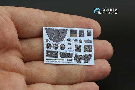 Quinta Studio QD48255 - Swordfish Mk.I 3D-Printed &amp; coloured Interior on decal paper (for Tamiya kit) - 1:48