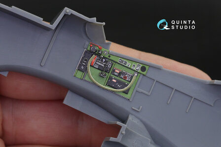 Quinta Studio QD48253 - P-51D 3D-Printed &amp; coloured Interior on decal paper (for Tamiya kit) - 1:48