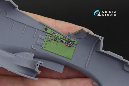 Quinta Studio QD48253 - P-51D 3D-Printed &amp; coloured Interior on decal paper (for Tamiya kit) - 1:48