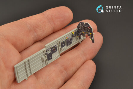 Quinta Studio QD48207 - Ju 87D/G 3D-Printed &amp; coloured Interior on decal paper (for Italeri kit) - 1:48