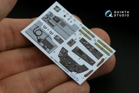 Quinta Studio QD48015 - La-11 3D-Printed &amp; coloured Interior on decal paper (for ARK kit) - 1:48