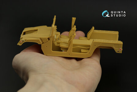 Quinta Studio QD35043 - HUMVEE Family 3D-Printed &amp; coloured Interior on decal paper (for Bronco kit) - 1:35