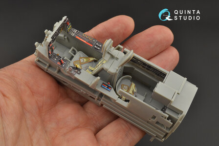 Quinta Studio QD32103 - He 219 3D-Printed &amp; coloured Interior on decal paper (for ZM SWS kit) - 1:32