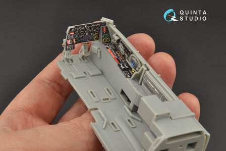 Quinta Studio QD32103 - He 219 3D-Printed &amp; coloured Interior on decal paper (for ZM SWS kit) - 1:32