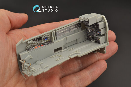 Quinta Studio QD32103 - He 219 3D-Printed &amp; coloured Interior on decal paper (for ZM SWS kit) - 1:32