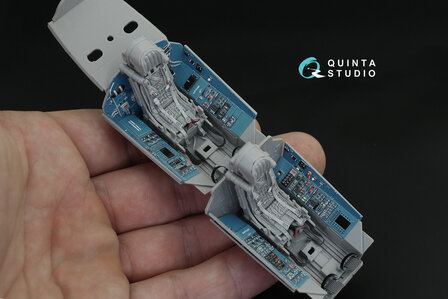 Quinta Studio QD32095 - Su-30SM 3D-Printed &amp; coloured Interior on decal paper (conversion for Trumpeter Su-30MKK) - 1:32