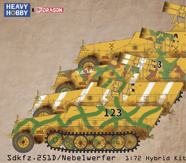 Heavy Hobby PK-72003 - WWII German Sdkfz.251/Nebelwerfer Ausf.D - 1:72