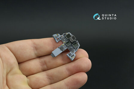 Quinta Studio QDS-32119 - F-15E 3D-Printed &amp; coloured Interior on decal paper (for Tamiya kit) - Small Version - 1:32