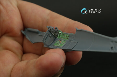 Quinta Studio QD72042 - Spitfire Mk.IX 3D-Printed &amp; coloured Interior on decal paper (for Eduard) - 1:72