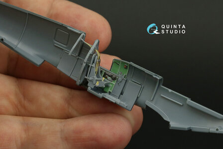 Quinta Studio QD72042 - Spitfire Mk.IX 3D-Printed &amp; coloured Interior on decal paper (for Eduard) - 1:72