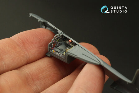 Quinta Studio QD72041 - Fw 190A-8 3D-Printed &amp; coloured Interior on decal paper (for Eduard) - 1:72