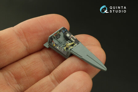 Quinta Studio QD72041 - Fw 190A-8 3D-Printed &amp; coloured Interior on decal paper (for Eduard) - 1:72