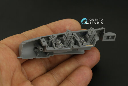 Quinta Studio QD72039 - F-15E 3D-Printed &amp; coloured Interior on decal paper (for Academy kit) - 1:72