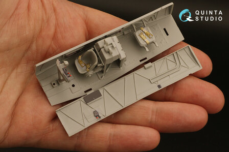 Quinta Studio QD48289 - Ar 196A-3 3D-Printed &amp; coloured Interior on decal paper (for Italeri kit) - 1:48