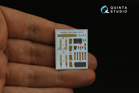 Quinta Studio QD48289 - Ar 196A-3 3D-Printed &amp; coloured Interior on decal paper (for Italeri kit) - 1:48