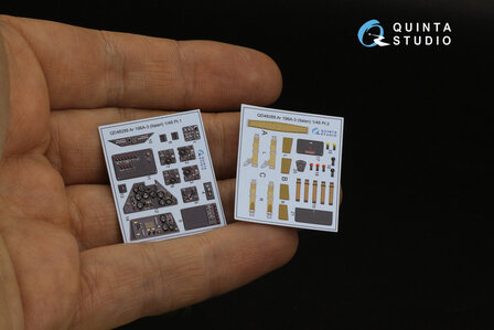 Quinta Studio QD48289 - Ar 196A-3 3D-Printed &amp; coloured Interior on decal paper (for Italeri kit) - 1:48