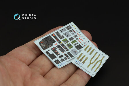 Quinta Studio QD48258 - A(B)-26B 3D-Printed &amp; coloured Interior on decal paper (for ICM kit) - 1:48