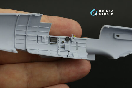 Quinta Studio QD48135 - Spitfire Mk.V 3D-Printed &amp; coloured Interior on decal paper (Airfix kit) - 1:48